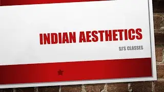 An Introduction to Indian Aesthetics