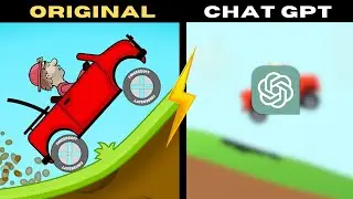 Can AI (ChatGPT) Create a Hill Climb Racing Game? The Results Will Shock😱 You! 