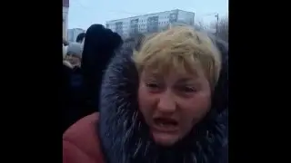 Стихийный митинг Воркута Гапликов