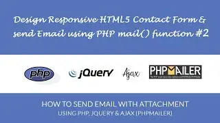 Design Responsive HMTL5 Contact Form & Send Email Using PHP mail() Function #2