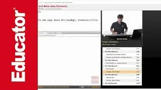 HTML: Page Structure (Title Element)