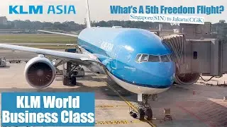 Exploring KLM's 5th Freedom Flight in Business Class