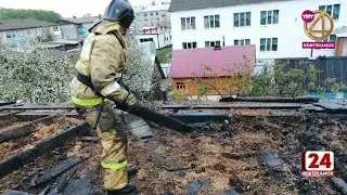 За ночь двое погибли в пожарах