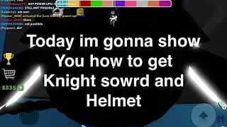 How to get knight sword and knight helmet in roblox corridor of hell