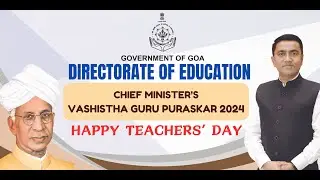 Chief Minister's Vashistha Guru Puraskar 2024