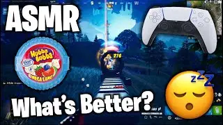 [ASMR]😴Fortnite: ZERO BUILDS - What's Better AR Or Shotgun?! 🎮Controller Sounds & Chewing Gum🍬