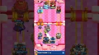 Galaxy Brain Rocket #2v2 #clashroyale #gaming