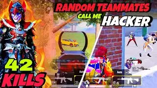 TEAMMATES CALL ME  HACKER 😂 |BGMI 3.3 UPDATE SOLO 42 KILLS IN TOW MATCHES GAMEPLAY