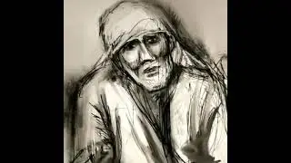 Drawing SaiBaba - Digital Sketch - SHIRIDI SAI BABA Drawing