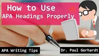 APA Headings | Dr. Paul Gerhardt