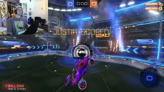Pro rocket league player destroys xQc 0-17