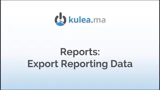 Reports Export Data