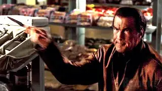Стивен Сигал использует «самооборону» по‑своему | Чёрный гром | отрывок