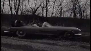 Route 66 Tod crashes the Corvette on the first episode