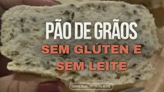 Pão sem glúten e sem leite 🍞 Feito na air fryer
