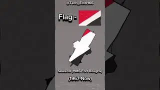 Evolution of Sealand #history #mapping #edit #geography #viral #country #freepalestine #shorts