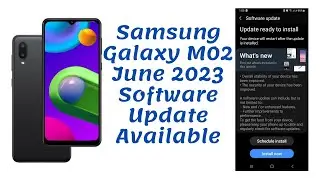 Samsung Galaxy M02 receives June'23 Software Update Improving Device Stability with new improvements