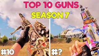 TOP 10 BEST GUNS IN "SEASON 7" of COD MOBILE BR 2024 | codm br best guns | codm br loadout