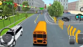 School Bus Simulator Driving #2 / Android Gameplay 2022 / Mission #2