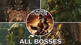 Gears of War 2 - All Bosses + Ending