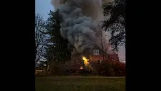House fire in Burnaby along Humphries and 16th Ave.