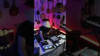 part of live performance #electronicmusic #improvising #liveperformance #homestudio #yapachi