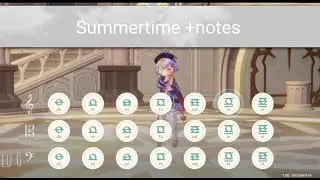 Summertime (genshin impact lyre)