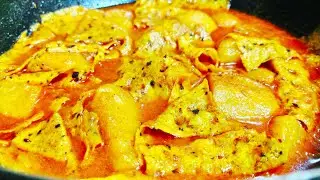 Aloo Papad ki Sabzi Recipe | इस तरह बनाये साधारण पापड़ की सब्ज़ी | Papad ki quick easy & tasty Sabzi