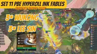 TFT SET 11 PBE 3* WUKONG AND 3* LEE SIN