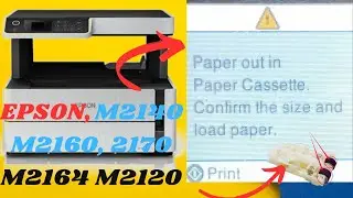 #Paper Out in #Paper_Cassette Confirm | The Size and Load  Problem |solved 4 mint #Epson2140