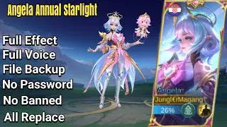 Script Skin Angela Annual Starlight No Password | Full effect Voice | Patch Terbaru