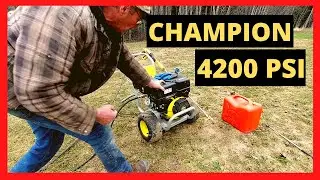Champion 4200 PSI Pressure Washer Review and Demo