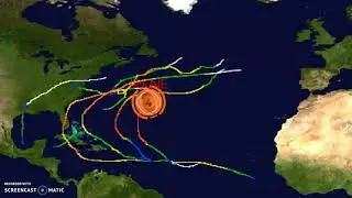 1981 Atlantic (But Stronger) Hurricane Season Animation