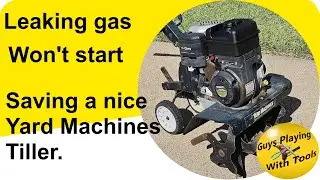 Saving a Yard machines tiller that won't start.