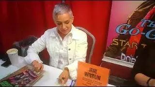 Go-Go's Jane Wiedlin signing.