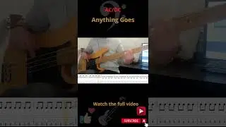 AC/DC - Anything Goes #bassplayer #tabslesson