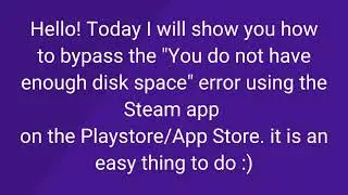 (Steam) How to Bypass the 