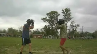 UN BUEN SPARRING 8 riunds aumentando la intensidad (Ssoy el nro 22) 22 septiembre 2024