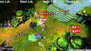 Neon LoL | Ahri Ranked Pentakill