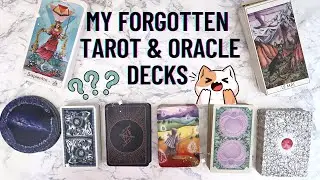 I forgot these tarot & oracle decks in my collection cos I'm a clown 🤡 