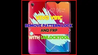 VIVO Y91C REMOVE PATTERN LOCK AND FRP ONE CLICK WITH UNLOCKTOOL