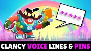 SECRET CLANCY VOICE LINES IN BRAWL STARS!