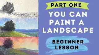 EASY Art Principles for Landscape Painting / Part 1 VALUE / Beginner Lesson