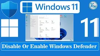 ✅ How To Temporarily Disable or Enable Windows Defender on Windows 11