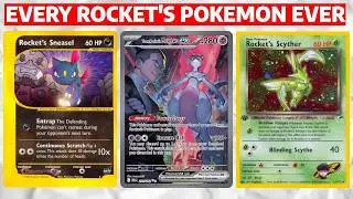 EVERY Team Rocket Pokemon Card EVER