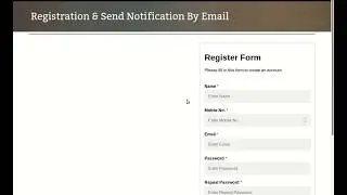 Google Site - Embed Register Form & Notification By Email