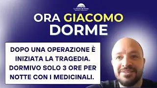 L'insonnia post intervento chirurgico | Il racconto di Giacomo