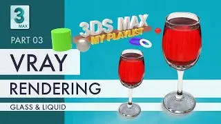 Vray Glass & liquid rendering in 3ds max | 3Ds max in Hindi | 3ds max tutorial in hindi
