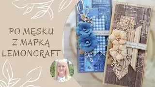 Męskie kartki z mapki @Lemoncraftpapers