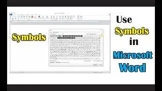 When to Use Symbols in Microsoft Word | MS word symbols full guide